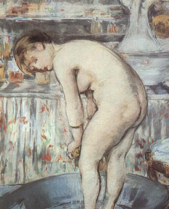 Edouard Manet Woman in a Tub Sweden oil painting art